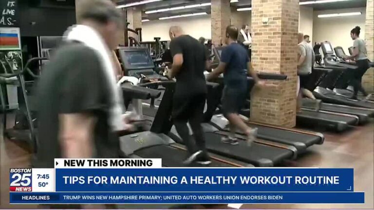 Tips for maintaining a healthy workout – Boston 25 News – Boston 25 News