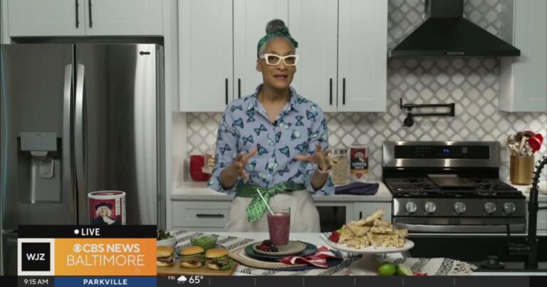 Celebrity Chef Carla Hall shares her new recipe ideas and tips to incorporate heart-healthy oats bey – CBS Baltimore
